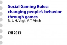 Social Gaming Rules: changing people's behavior through games